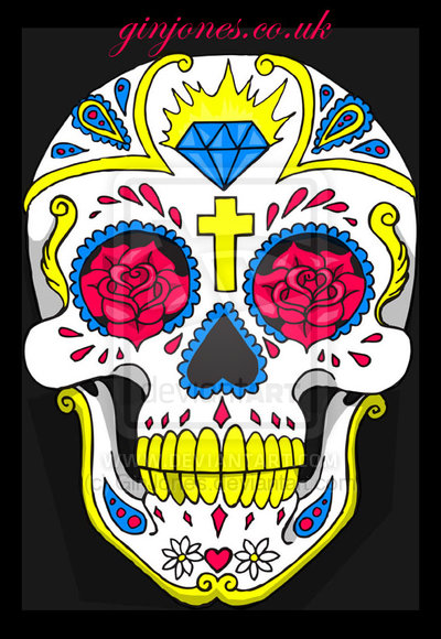 mexican skull tattoo. Recent Obsession:Sugar Skulls